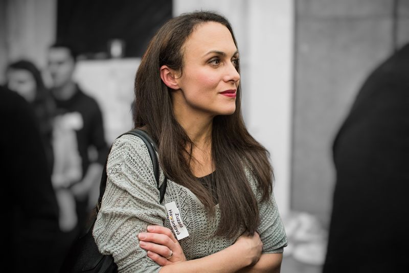 Zuzana Irsova (Zuzana Havránková), at an event