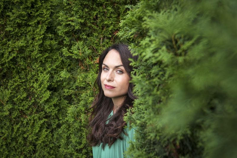 Zuzana Irsova (Zuzana Havránková), portrait outdoors, 2024
